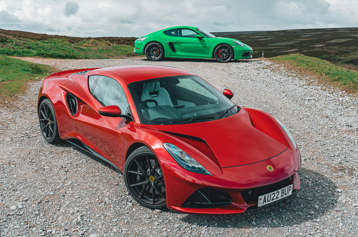 78 porsche 718 cayman gts 40 lotus emira static 78 porsche 718 cayman gts 40 lotus emira static