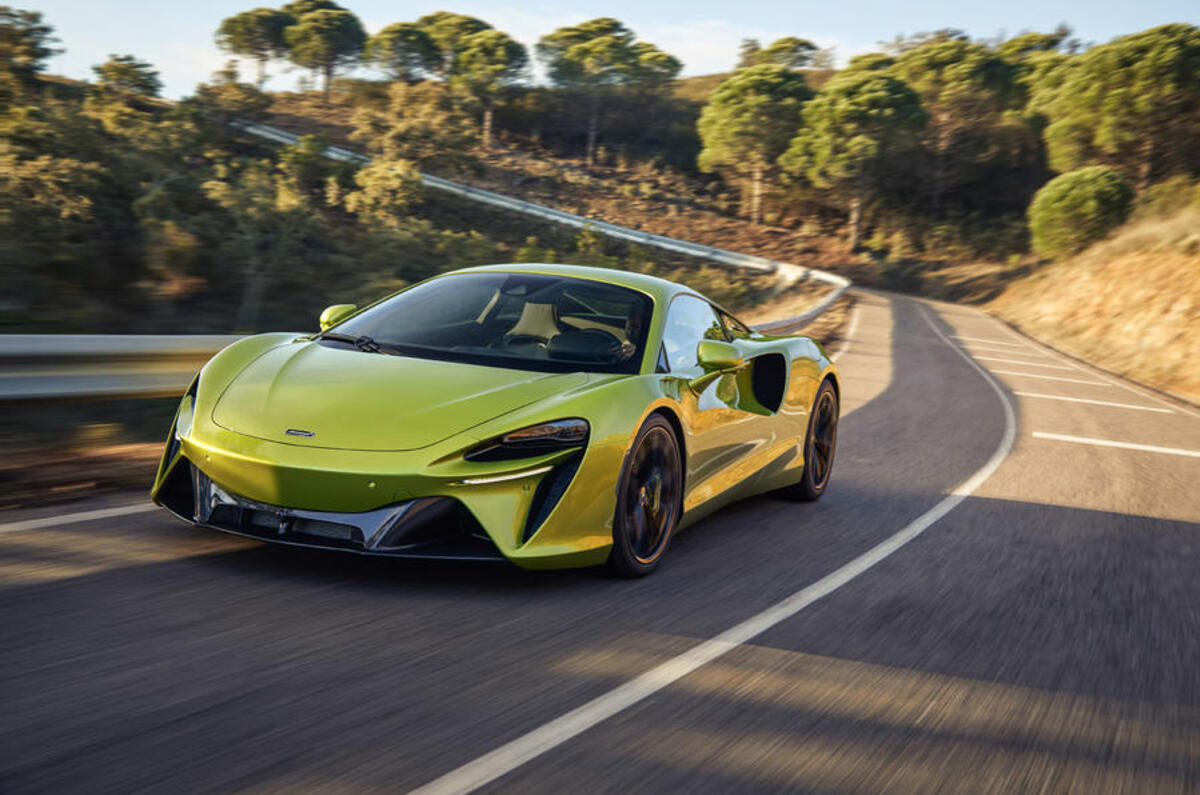 79 mclaren artura 2021 press images road front