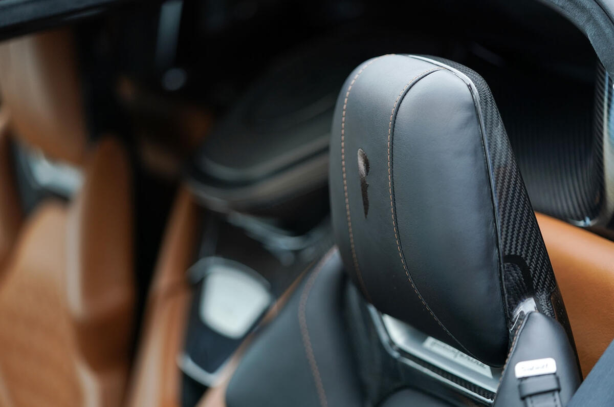 Pininfarina Battista customer preview event - seat details