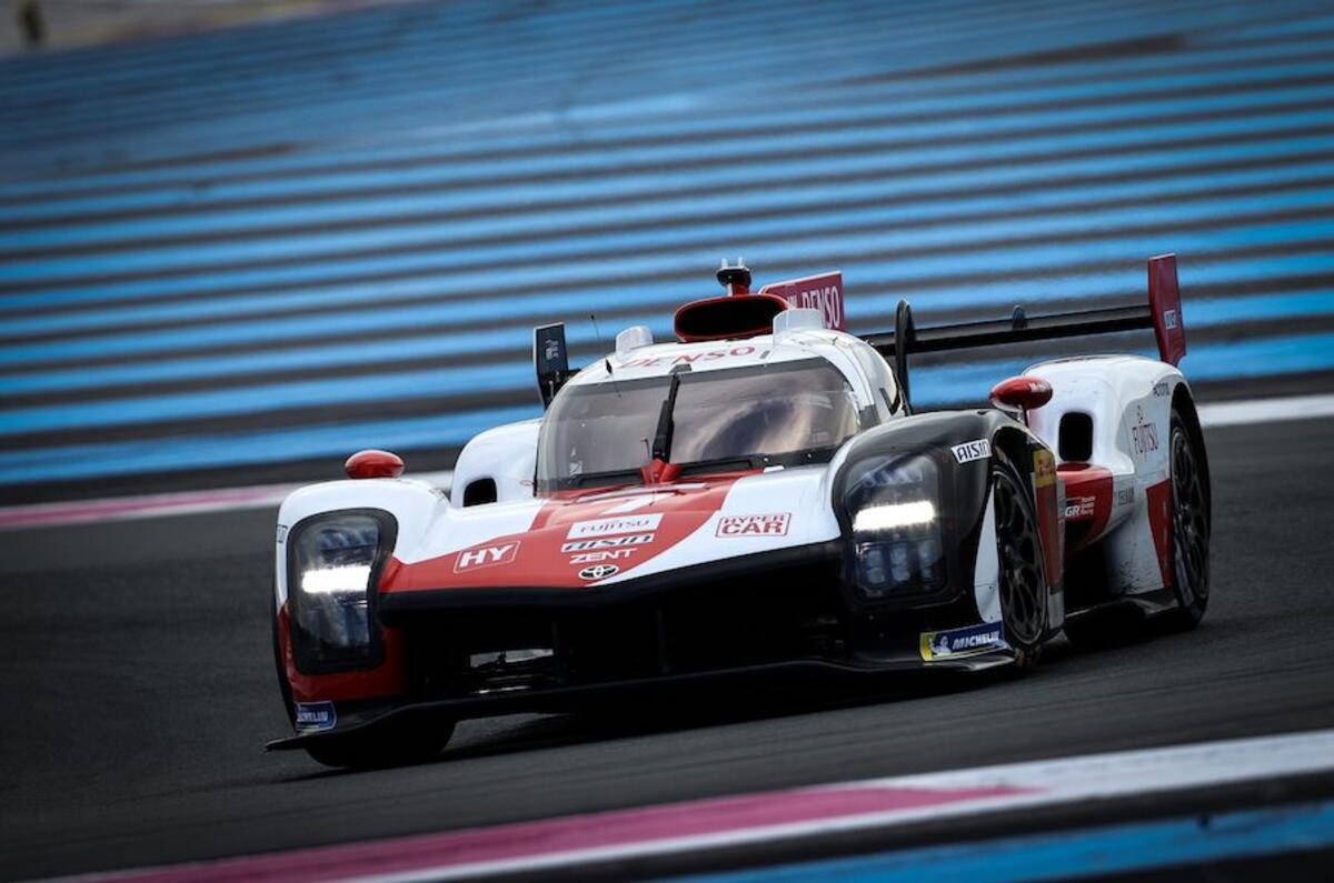 Toyota has won the Le Mans 24 Hours four times in a row with its hybrid prototypes Toyota has won the Le Mans 24 Hours four times in a row with its hybrid prototypes