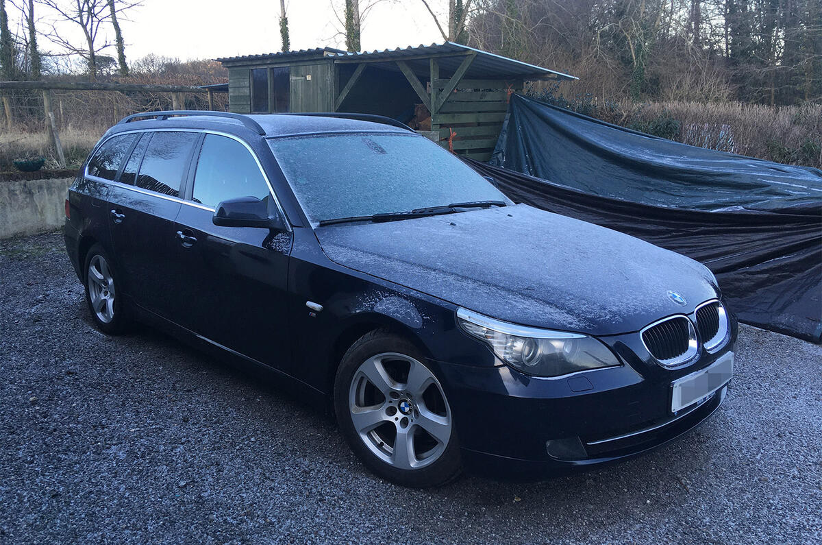 7 bmw 520 tourer in the frost 7 bmw 520 tourer in the frost