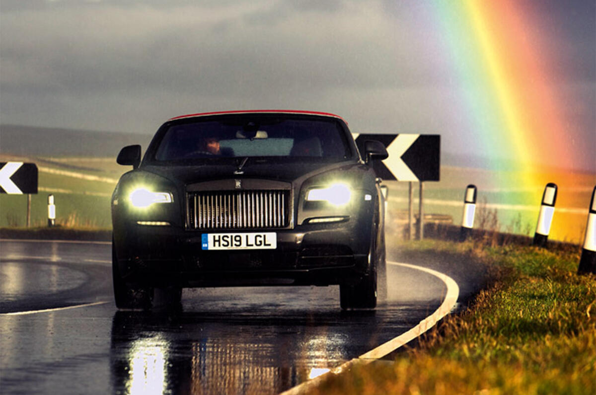 Rolls-Royce Dawn 2016 - rainbow Rolls-Royce Dawn 2016 - rainbow