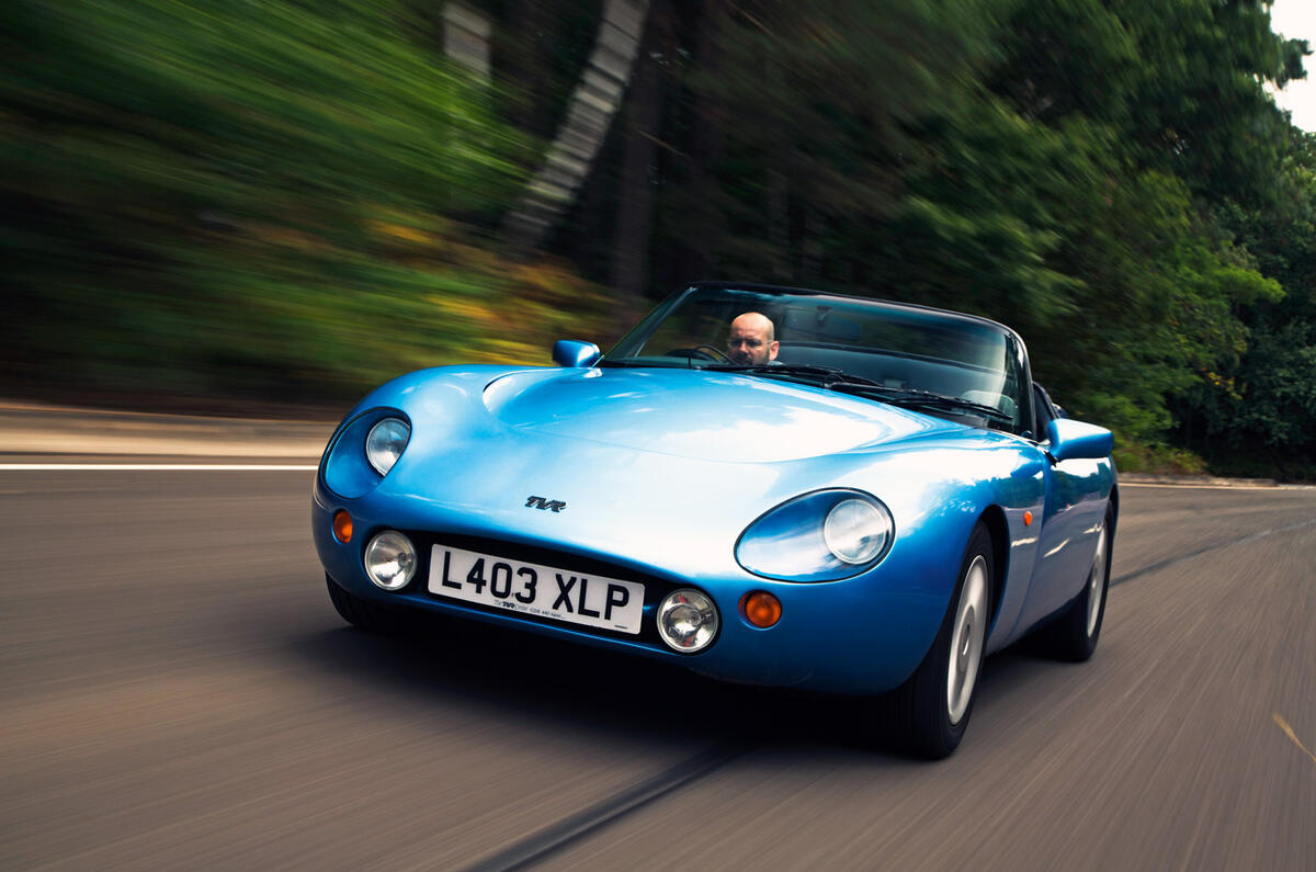 TVR Griffith 500 - tracking front TVR Griffith 500 - tracking front