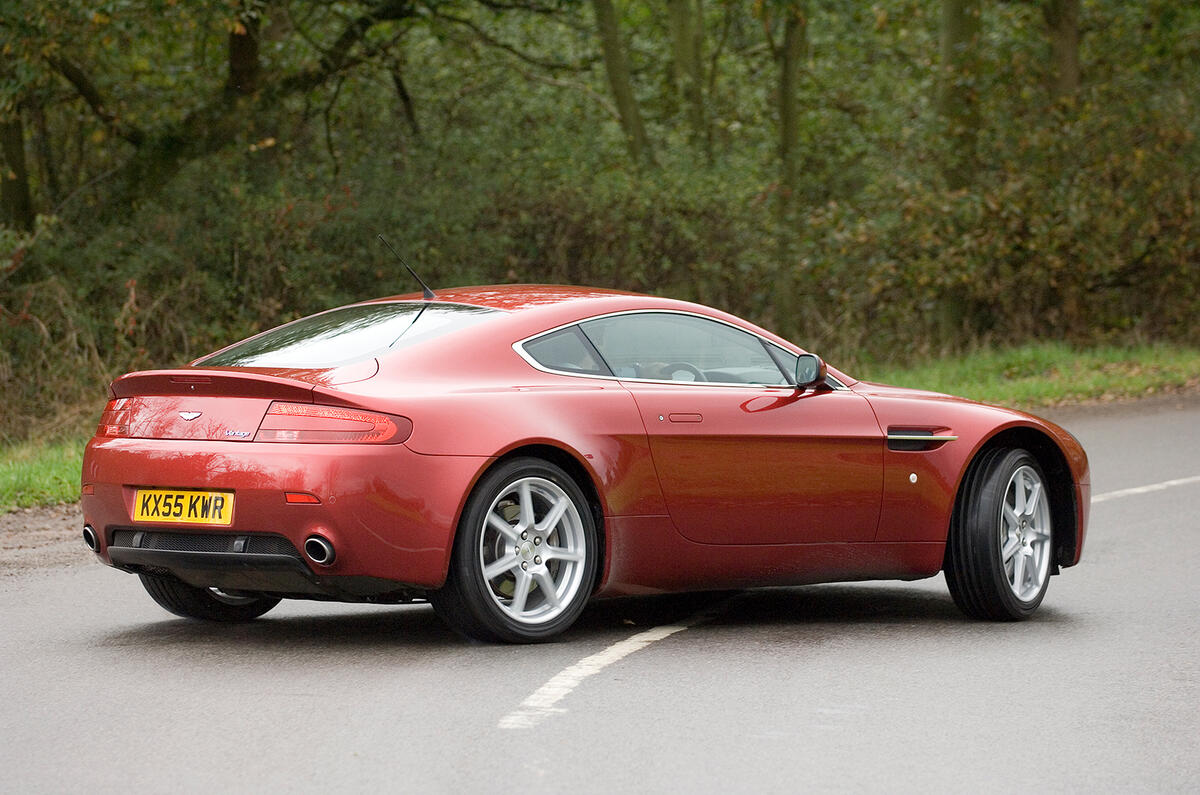 Aston Martin V8 Vantage 2005 - rear three quarters Aston Martin V8 Vantage 2005 - rear three quarters