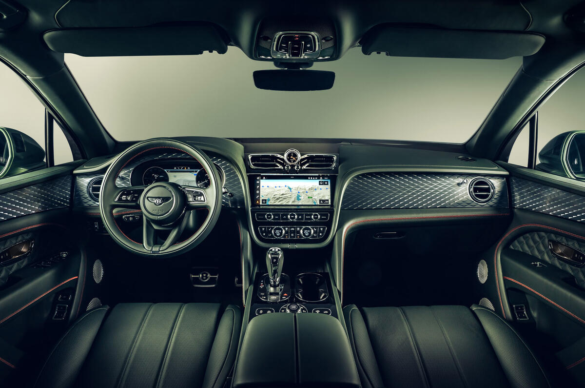 Bentley Bentayga facelift - interior Bentley Bentayga facelift - interior