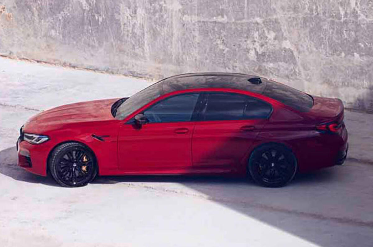 BMW M5 2020 - static side BMW M5 2020 - static side