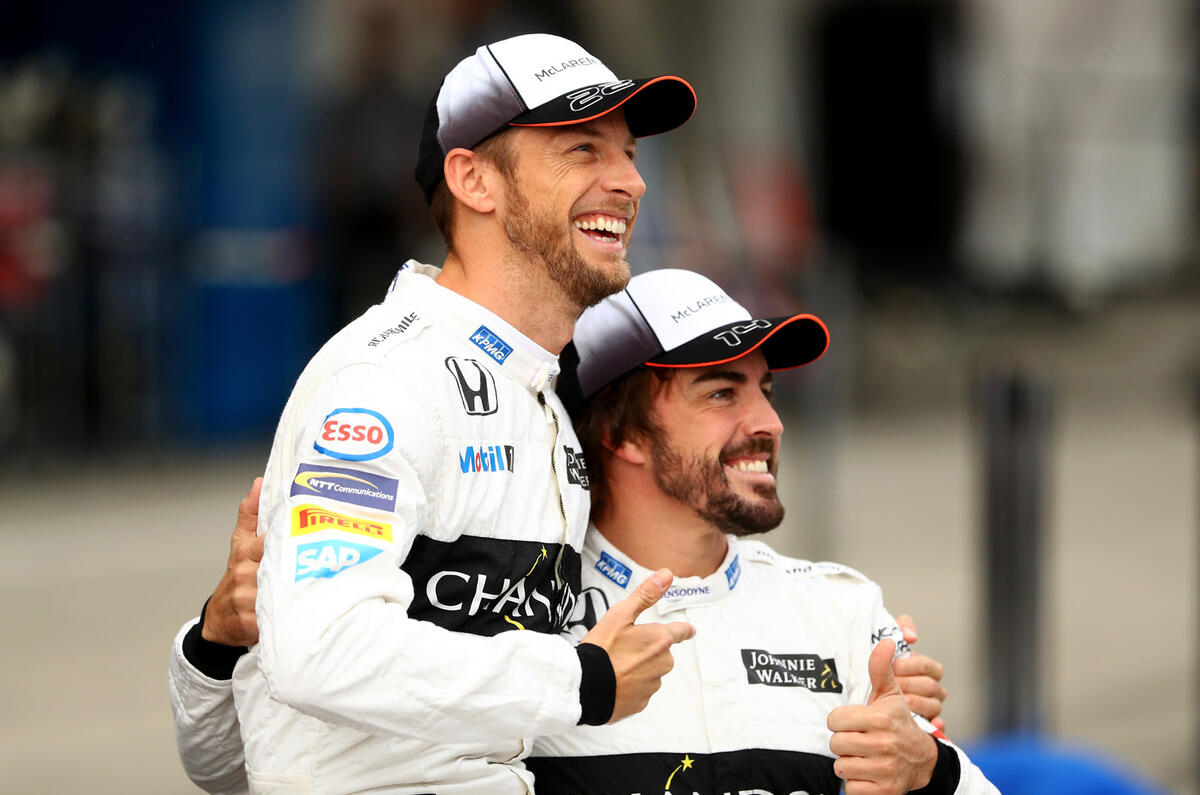 Button and Alonso Button and Alonso