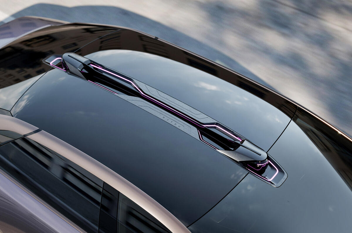 Byton K-Byte saloon concept roof sensors