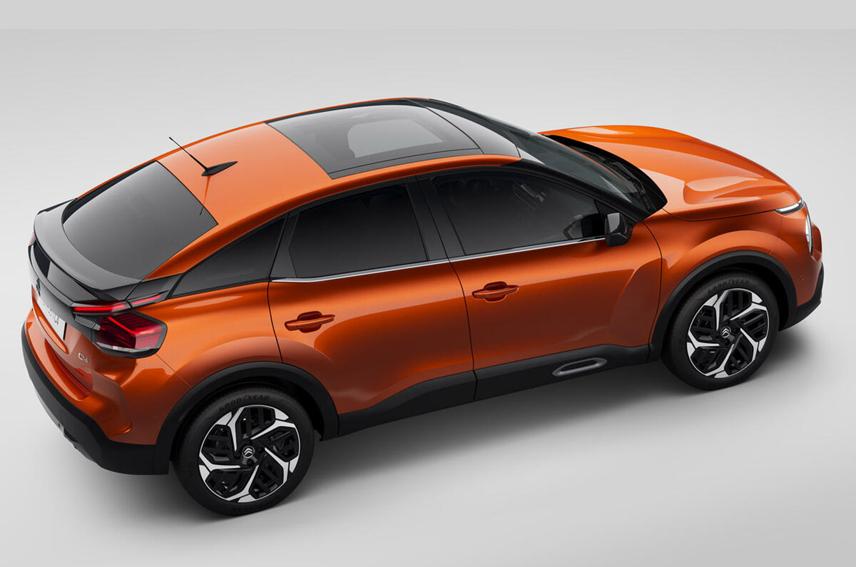 Citroen C4 2020 - static overhead Citroen C4 2020 - static overhead