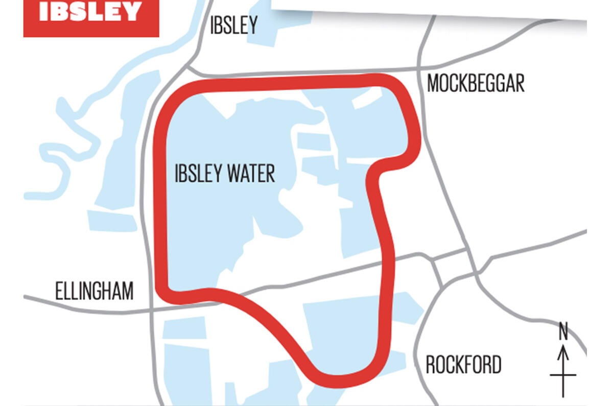 Ibsley map