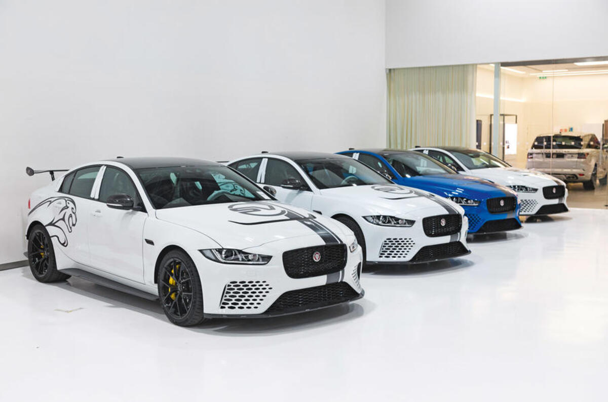 Jaguar XE SV Project 8 production line Jaguar XE SV Project 8 production line