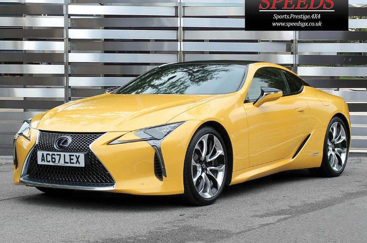 Lexus LC 500h - static front Lexus LC 500h - static front