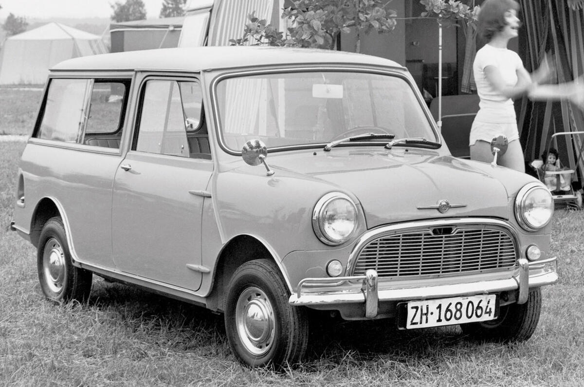 Mini Traveller original - static front Mini Traveller original - static front