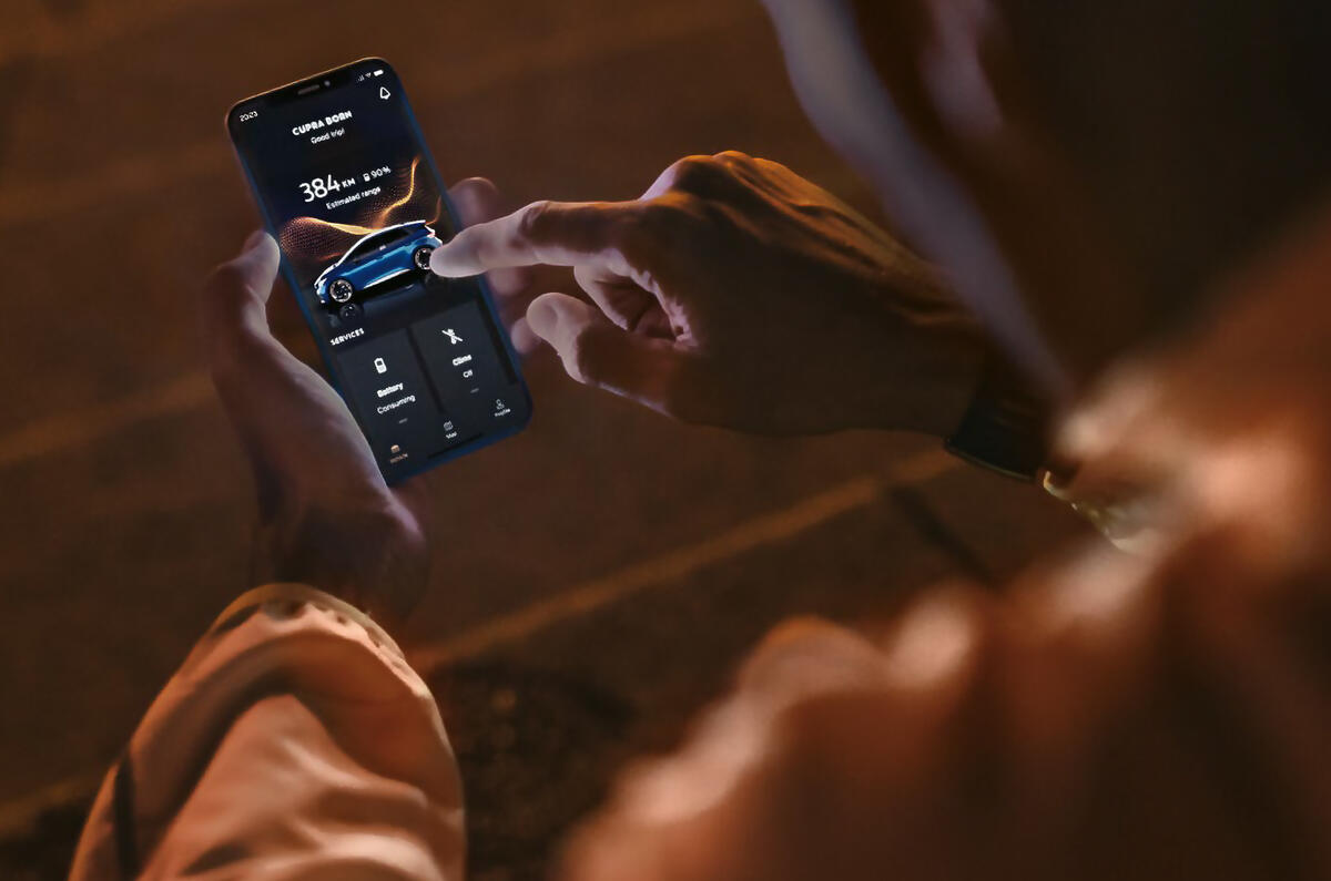 MyCUPRA smartphone app MyCUPRA smartphone app