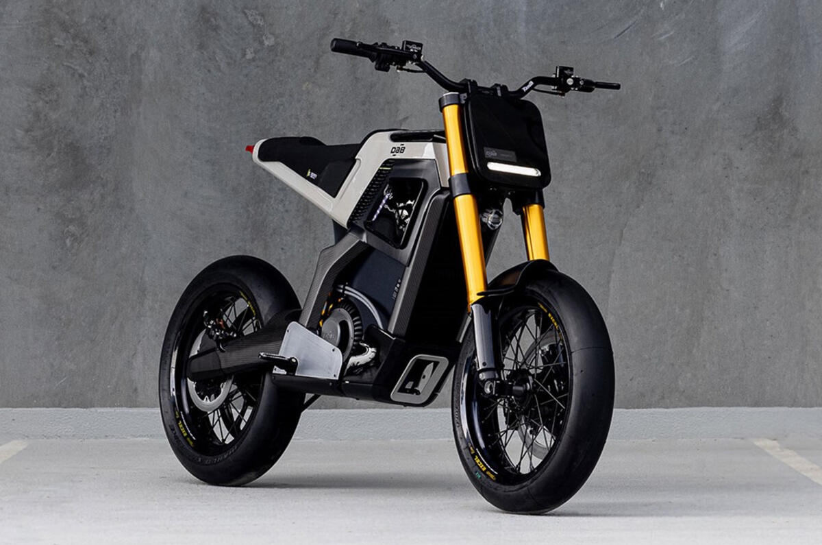 Beringer brakes, a carbonfibre chassis and swingarm all feature on DAB Motos Concept E