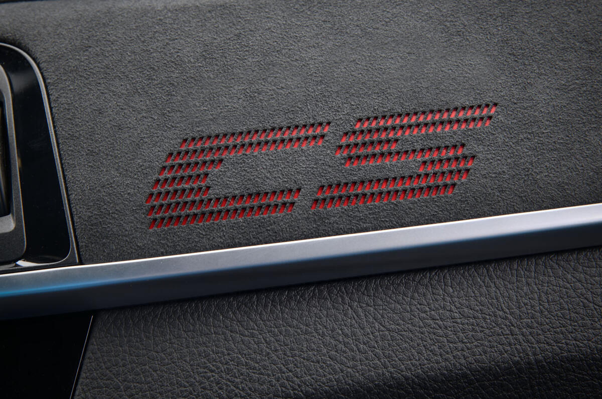BMW CS 2020 official press images - interior trim