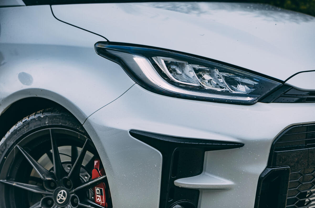 Britain's best affordable drivers car 2020 winner - Toyota GR Yaris - headlights Britain's best affordable drivers car 2020 winner - Toyota GR Yaris - headlights