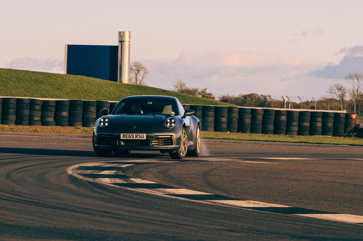 Corvette C8 vs Porsche 911 UK - Porsche track front Corvette C8 vs Porsche 911 UK - Porsche track front