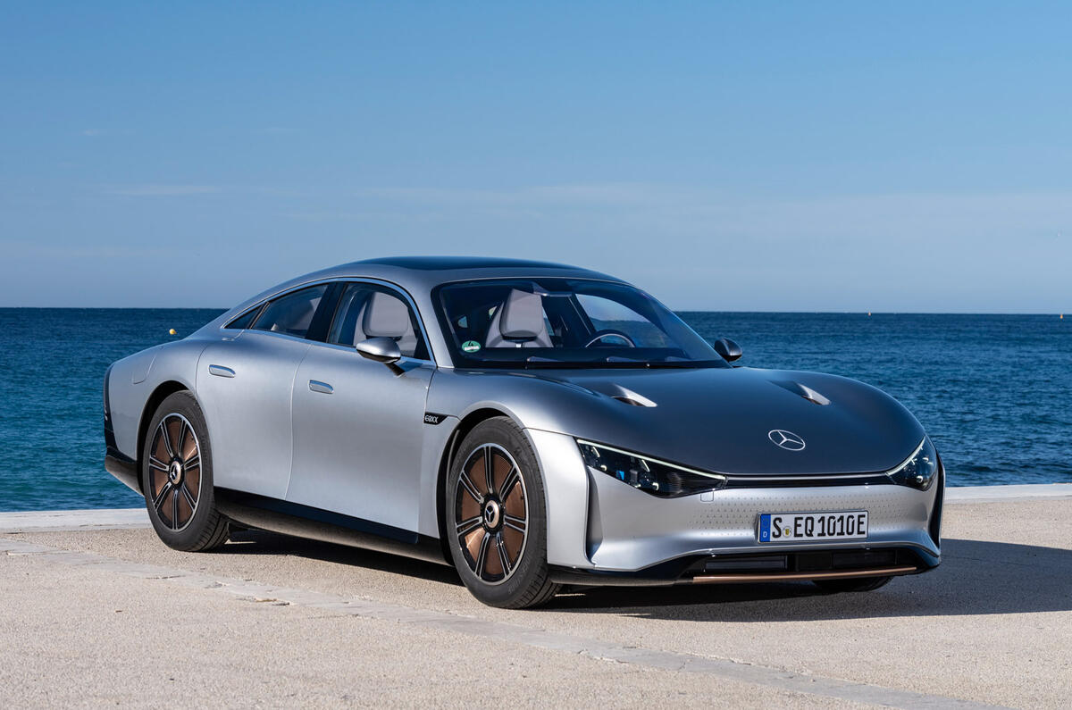 80 Mercedes EQXX mission accomplished ride 2022 static front 80 Mercedes EQXX mission accomplished ride 2022 static front