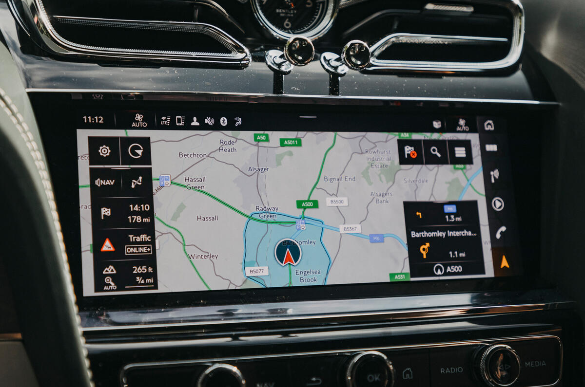 81 500 miles in Bentayga feature map 81 500 miles in Bentayga feature map