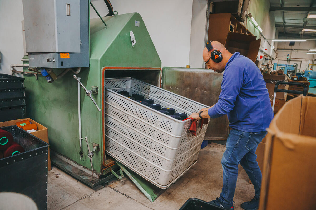 81 Bentley Cupra Christmas road trip tweed materials