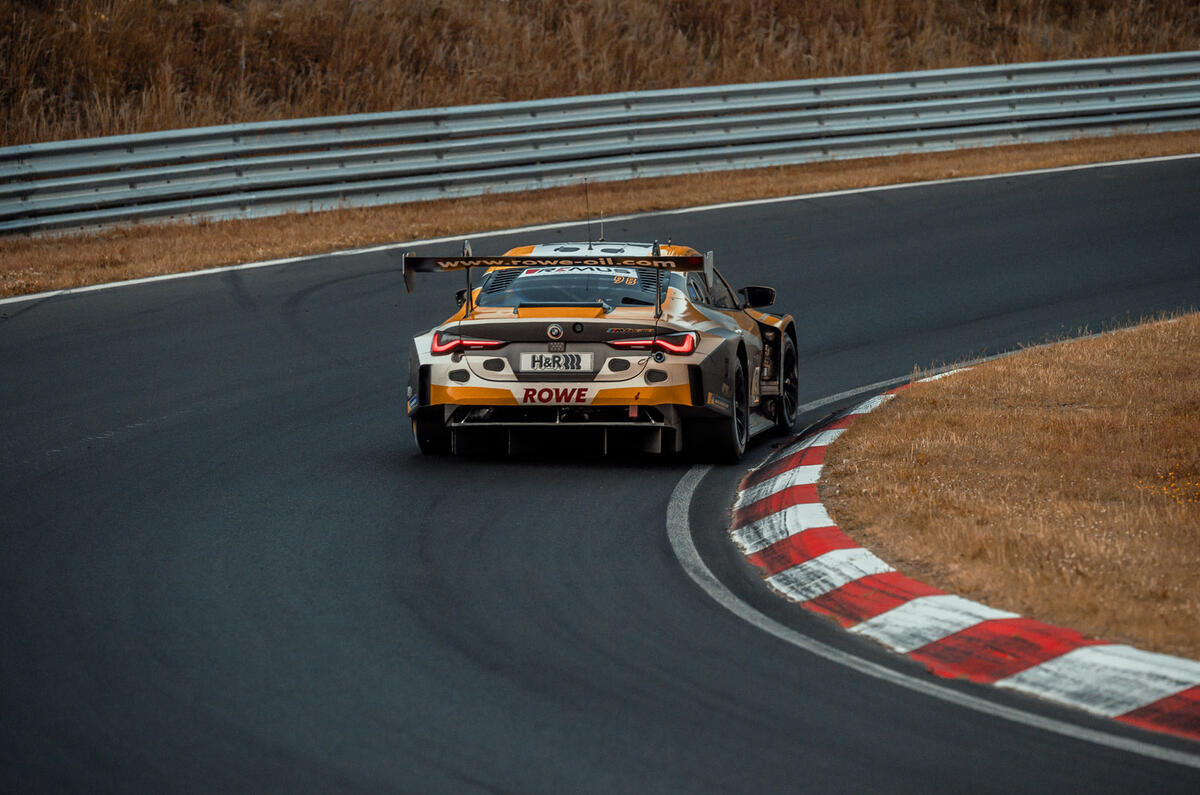 81 bmw m4 gt3  nurburgring rear 81 bmw m4 gt3  nurburgring rear