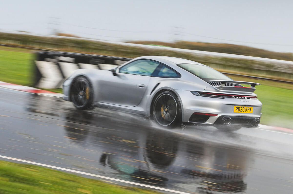 Britain's best drivers car 2020 - Porsche 911 Turbo S rear Britain's best drivers car 2020 - Porsche 911 Turbo S rear