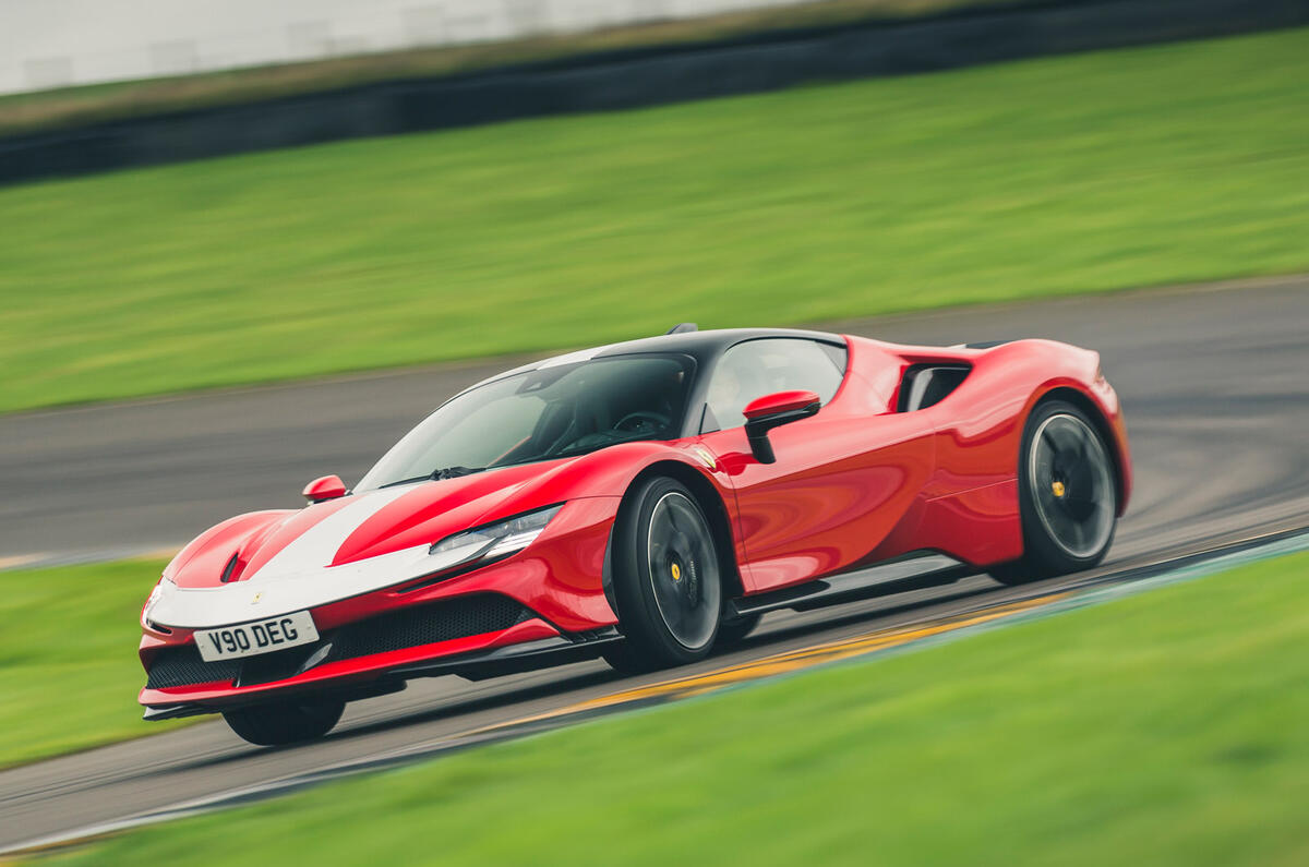 81 Britains best drivers car 2021 Ferrari track front 81 Britains best drivers car 2021 Ferrari track front