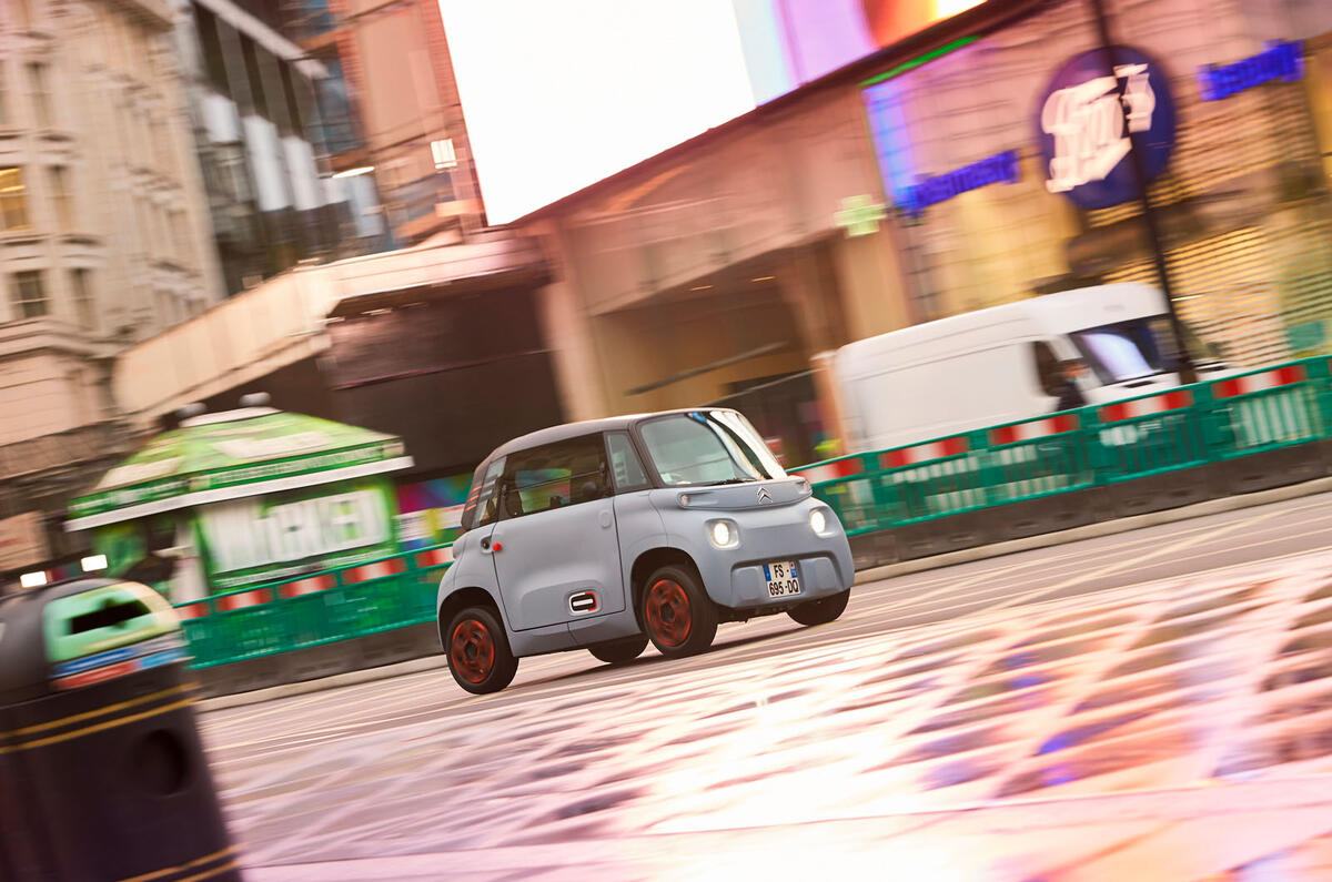 Citroen Ami (LHD) 2020 UK first drive review - London front