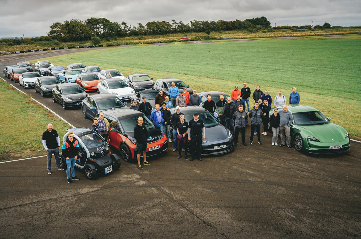 81 EV track day llandow 2021 feature entrants