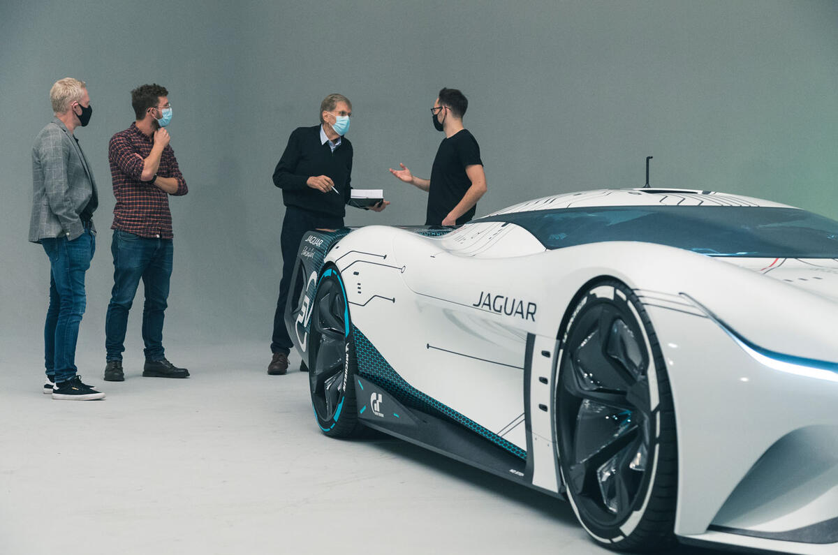 Jaguar Vision GT Concept Gran Turismo - studio interview Jaguar Vision GT Concept Gran Turismo - studio interview