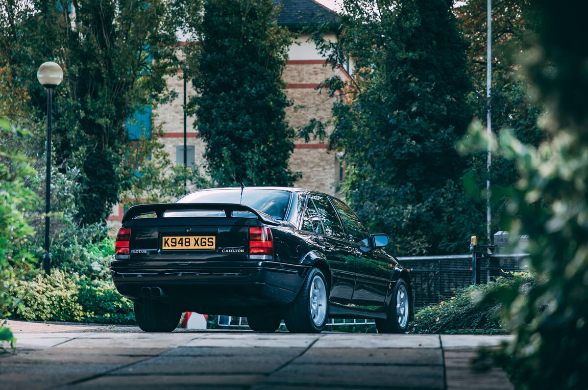 Lotus Carlton at 30 - static rear Lotus Carlton at 30 - static rear