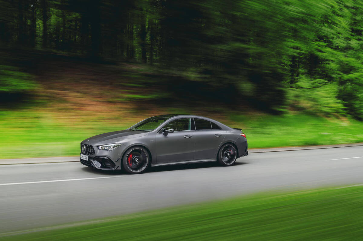 Mercedes-AMG CLA45 S 2019 official reveal - hero side