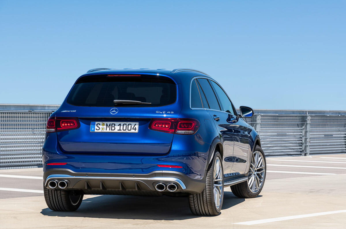 Mercedes-AMG GLC43 2019 official debut - static rear