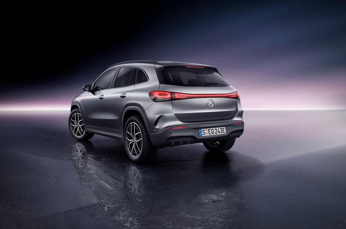 81 Mercedes Benz EQA official images studio rear