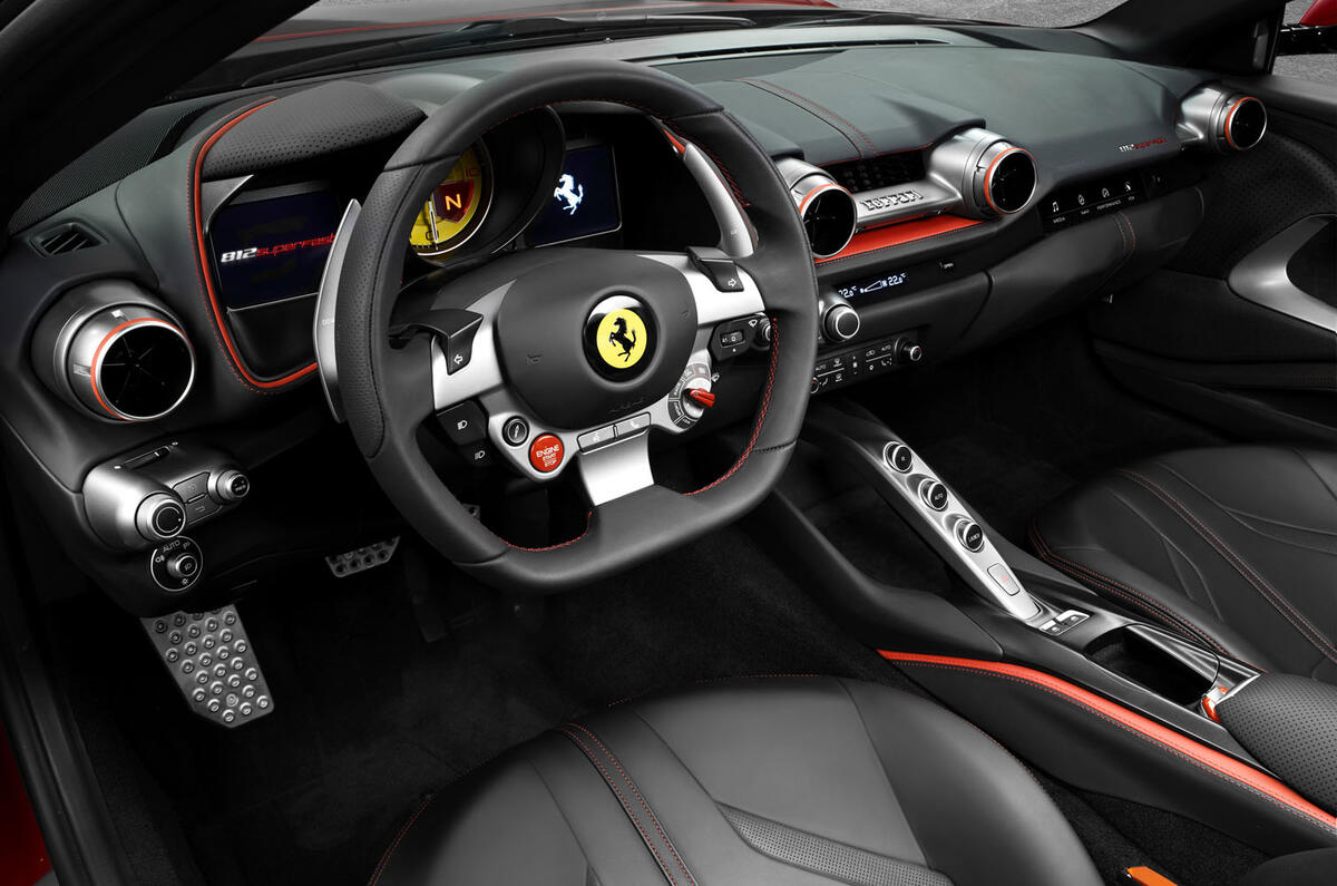 Ferrari 812 Superfast interior