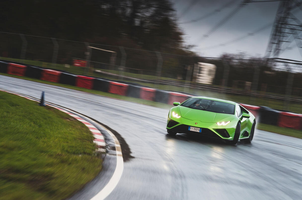 Britain's best drivers car 2020 - Lamborghini drift front Britain's best drivers car 2020 - Lamborghini drift front