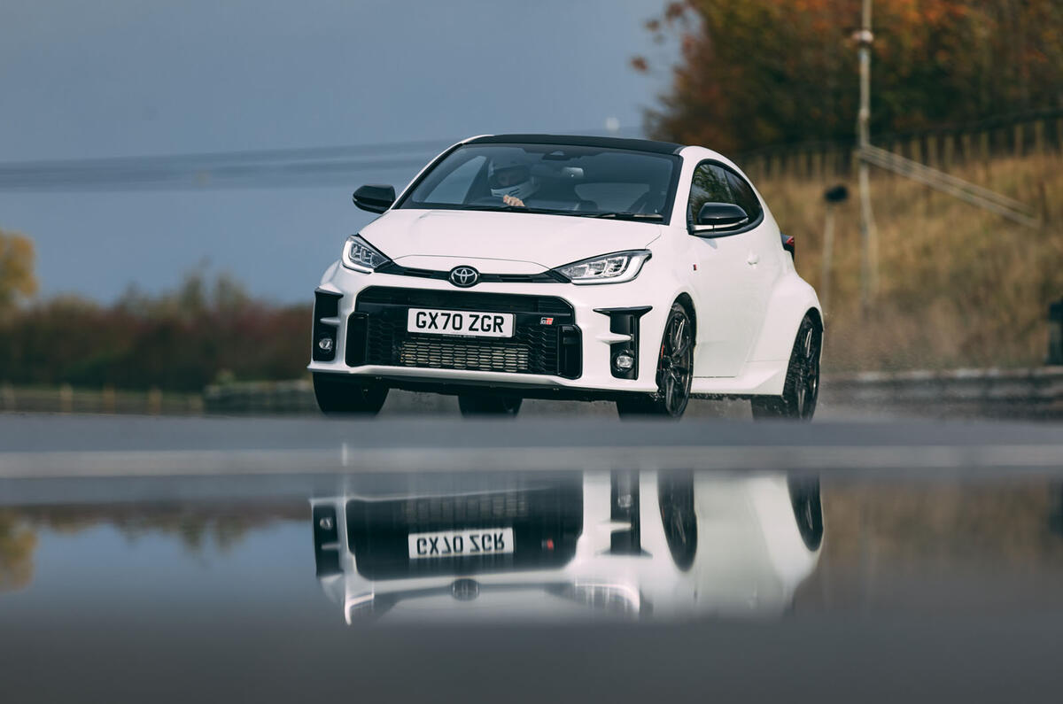 Britain's best drivers car 2020 final three - Toyota GR Yaris front Britain's best drivers car 2020 final three - Toyota GR Yaris front