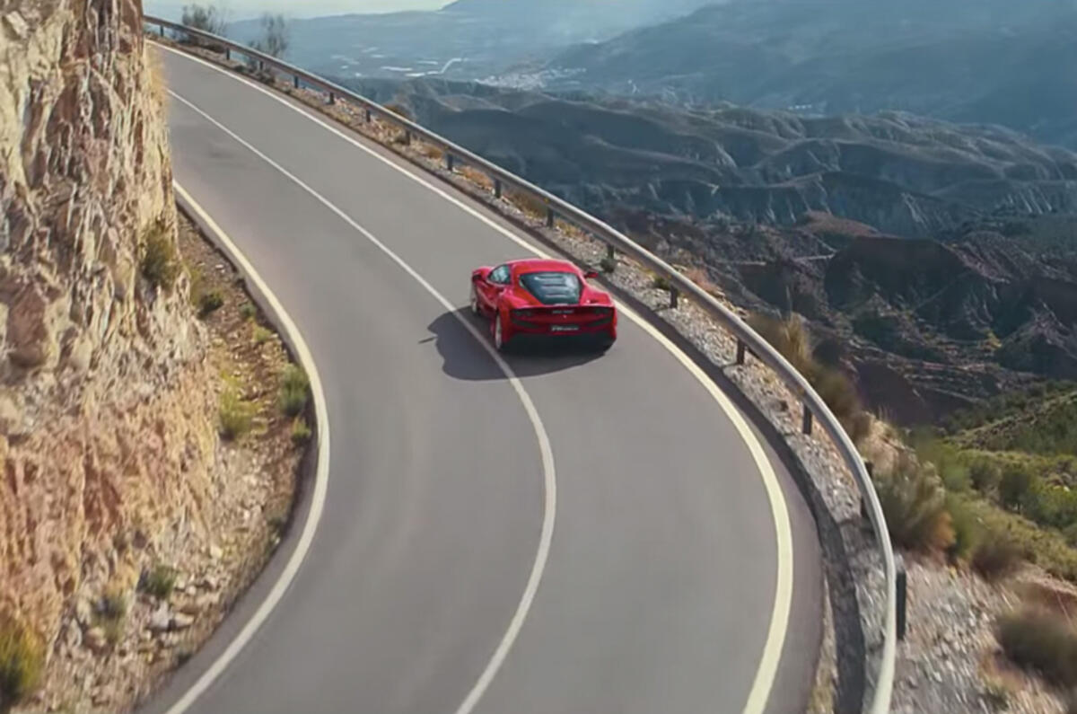 Ferrari F8 Tributo 2019 first ride review - on the road rear