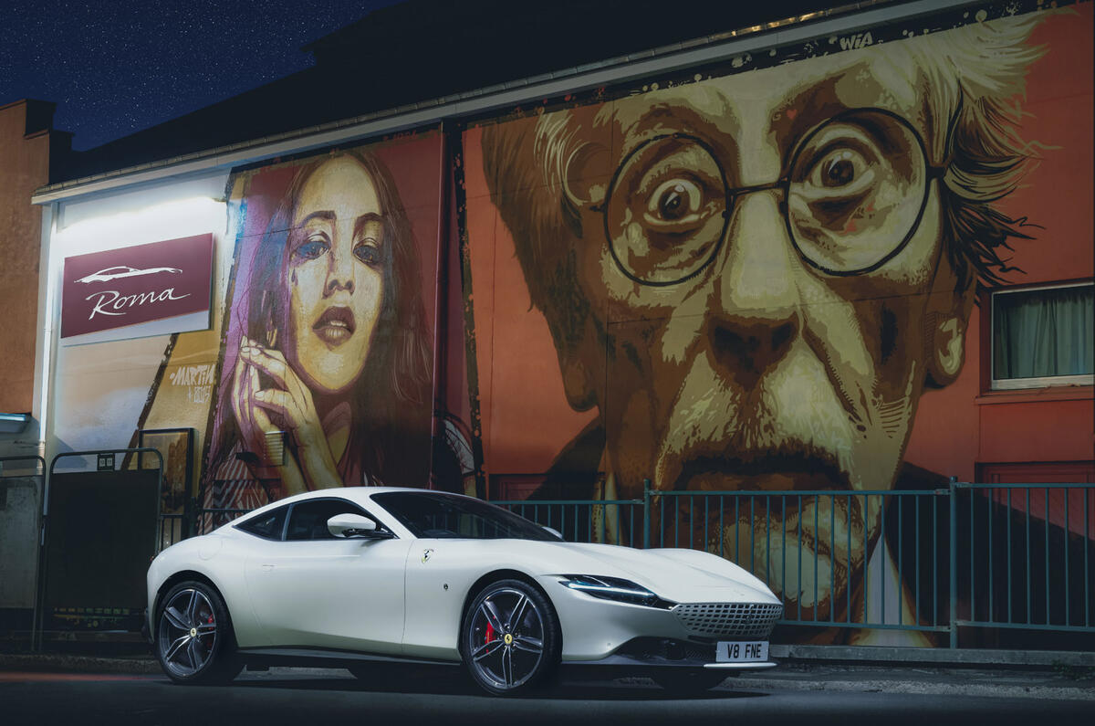 82 ferrari roma front quarter mural 82 ferrari roma front quarter mural