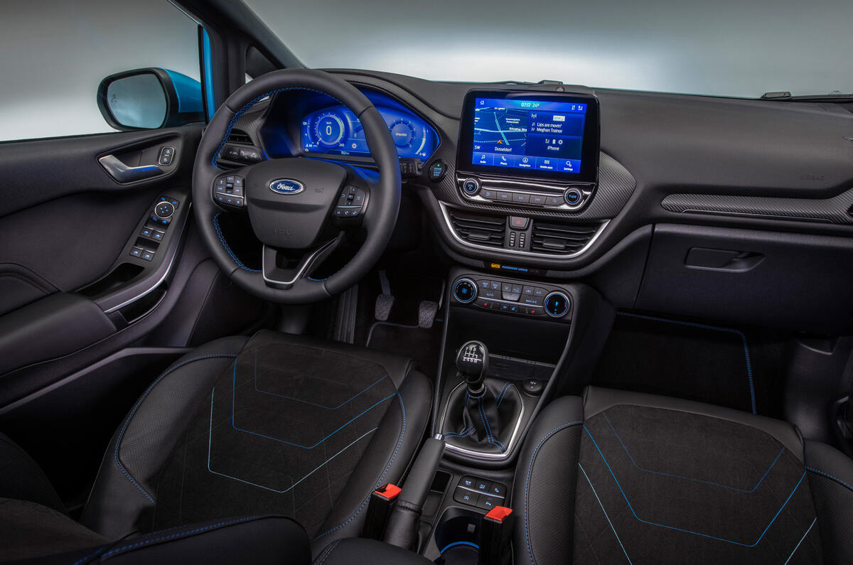 82 Ford Fiesta 2021 refresh Active studio interior