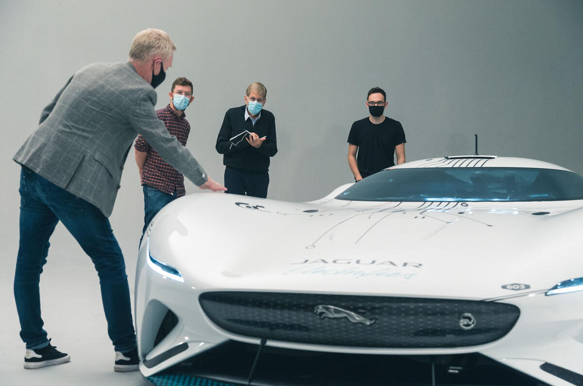 Jaguar Vision GT Concept Gran Turismo - studio lines Jaguar Vision GT Concept Gran Turismo - studio lines