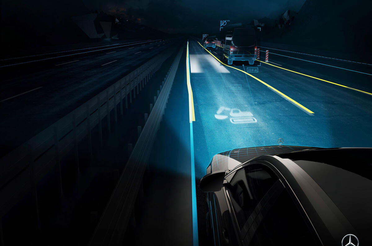 2021 Mercedes-Benz S-Class official reveal images - intelligent lights 2021 Mercedes-Benz S-Class official reveal images - intelligent lights