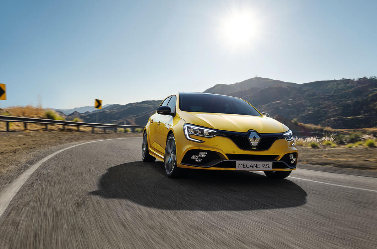 Renault megane 2020 refresh - RS tracking front Renault megane 2020 refresh - RS tracking front