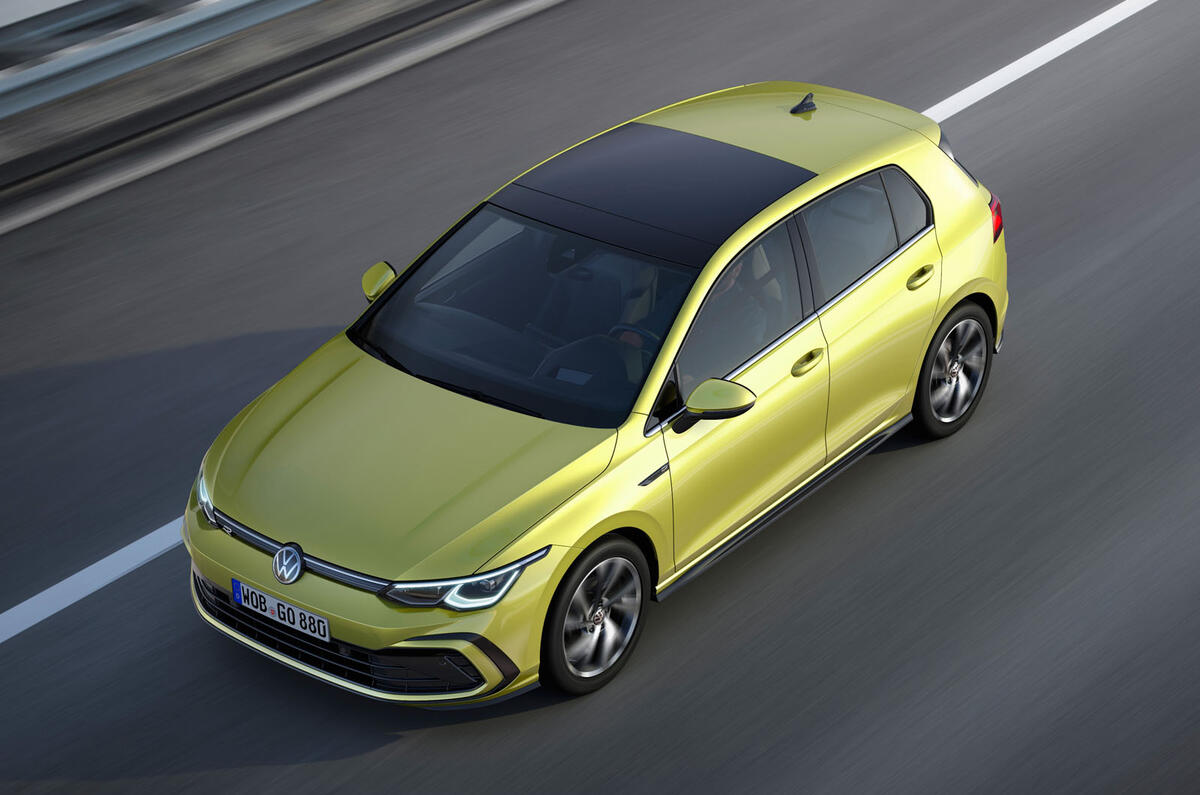 2020 Volkswagen Golf Mk8 official press - R-line aerial