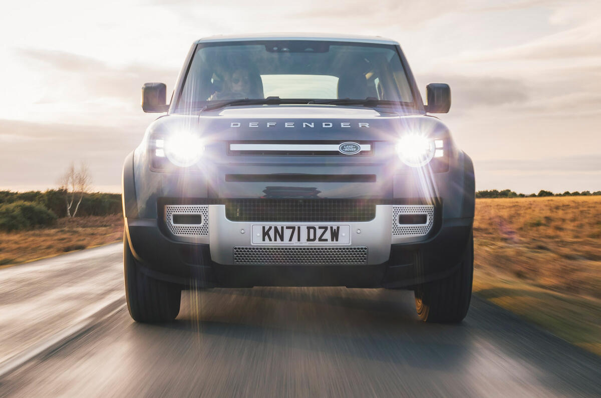 83 Autocar future classics final five 2022 Defender tracking nose