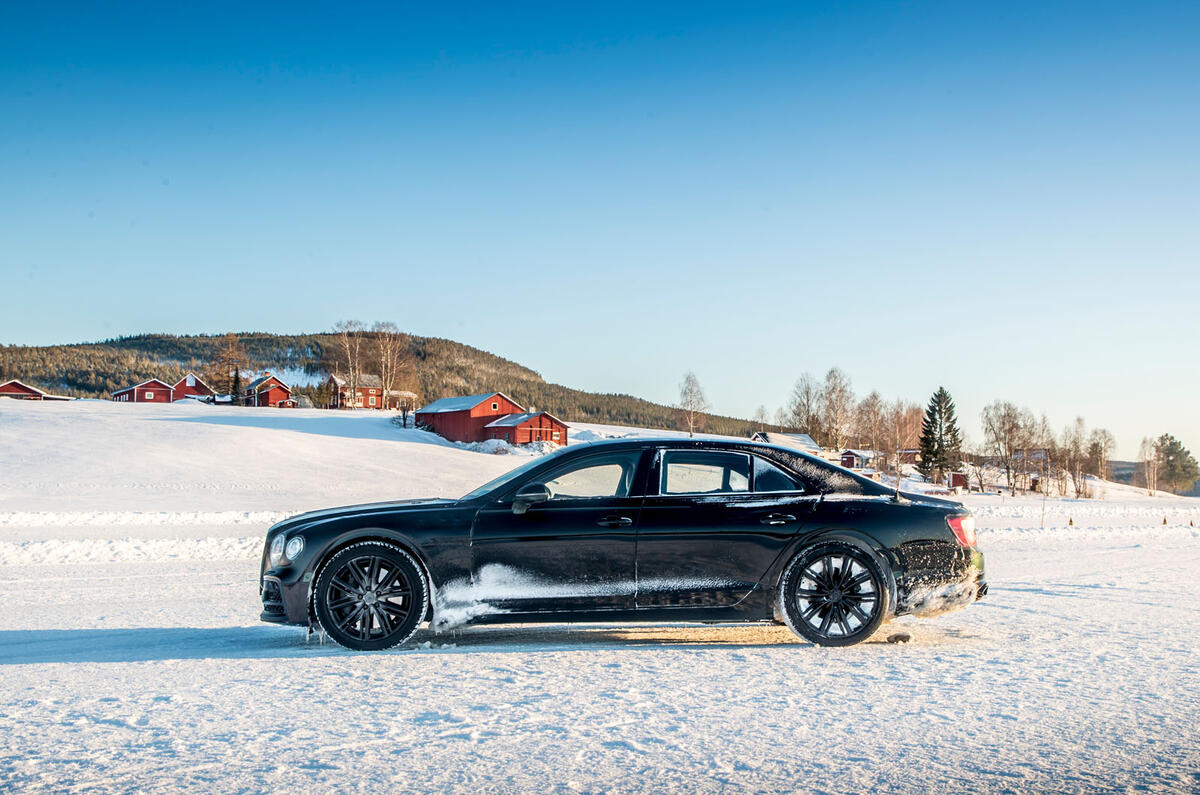Bentley Flying Spur 2020 development ride - static side