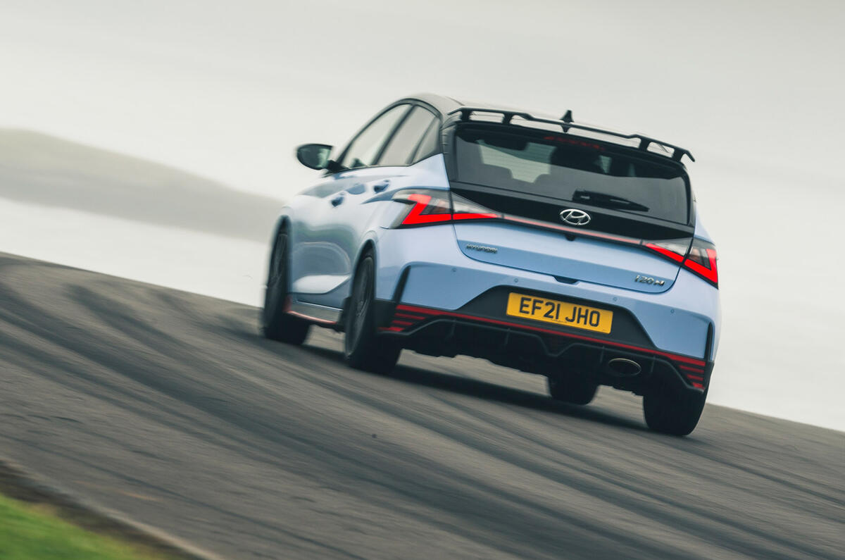 83 Britains best drivers car 2021 hyundai track rear 83 Britains best drivers car 2021 hyundai track rear