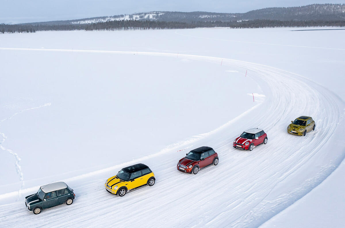 83 every Mini generation on ice 2022 feature convoy aerial