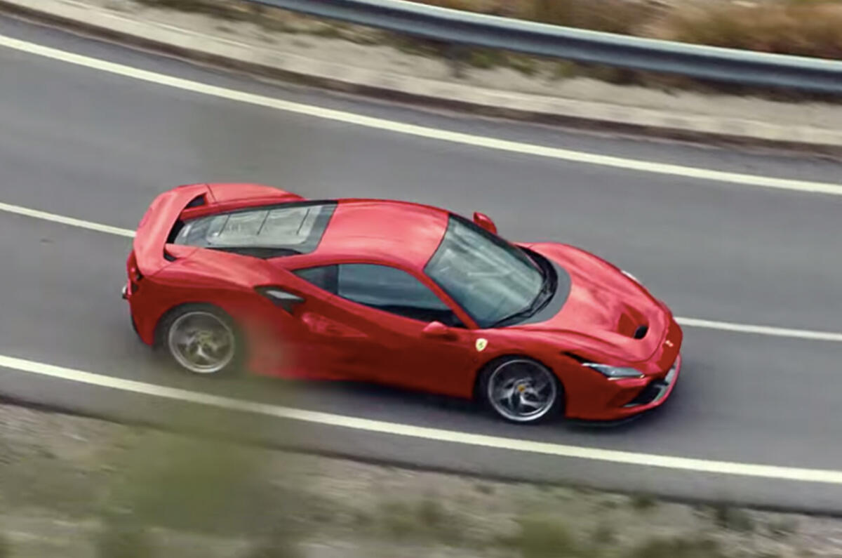 Ferrari F8 Tributo 2019 first ride review - on the road side